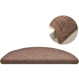 vidaXL Preproge za stopnice 15 kosov rjave 56x17x3 cm | Shoptok.si