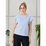 Sinsay Pamučna bluza s volanima | shoptok.hr