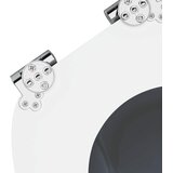  Toaletna sjedala s mekim zatvaranjem 2 pcs Sivi 44 x 38 cm | shoptok.hr