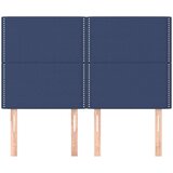  Uzglavlja 4 kom plavi 72 x 5 x 78/88 cm od tkanine | shoptok.hr