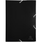  Fascikl klapa s gumicom pp A4 Exacompta 55901E crni | Shoptok.si