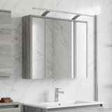  Kopalniška ogledalna omara Siva Sonoma 73,5 x 16 x 62,5 cm, (5000233034) | Shoptok.si