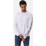 Calvin Klein Jeans Majice z dolgimi rokavi K10K112770 Bela