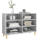  Komoda siva boja betona 103,5x35x70 cm od konstruiranog drva | shoptok.hr