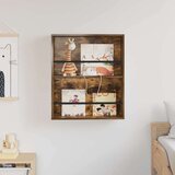  Polica za časopise s policom Dimljeni hrast 60 x 12 x 70 cm | shoptok.hr