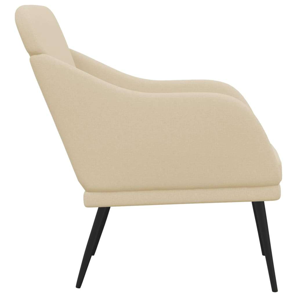  Fotelj krem 63x76x80 cm blago, (20929560) | Shoptok.si