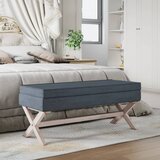 The Living Store Stolček s prostorom za shranjevanje temno siv 110x45x49cm žamet - Stolček S Prostorom Za Shranjevanje, (21482130) Cene
