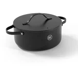BE Living Posuda za kuhanje s poklopcem Essential Black 24 cm