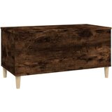  Klubska mizica dimljeni hrast 90x44,5x45 cm inženirski les, (20712360) | Shoptok.si