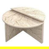 Hanah home sto za dnevnu sobu dolunay travertine | ePonuda.com