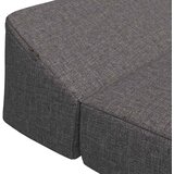 SOFA na razvlačenje Svjetlosiva 120 x 60 x 49 cm Tkanina | shoptok.hr