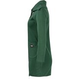 Pri Thin long sweatshirt with a diagonal zipper and a BEATA neck warmer | Shoptok.si