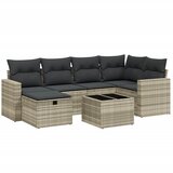 7-dijelni set vrtnih sofa svjetlosivi od poliratana | shoptok.hr