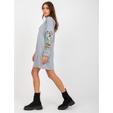 RUE PARIS Dress-MB-SK-8023.26-gray | Shoptok.si