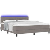  Okvir postelje z vzmetnico Svetlo siva Tkanina 180 x 200 cm, (22067192) | Shoptok.si
