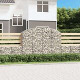  Gabionska košara s lukom 200x50x140/160 cm pocinčano željezo | shoptok.hr