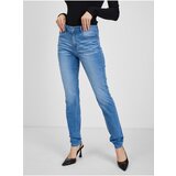 Orsay Blue Women Striped Slim Fit Jeans - Women | shoptok.hr