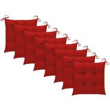  Vrtne stolice s jastucima 8 kom od masivne tikovine | shoptok.hr