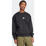 Adidas Športna majica 'FEELCOZY' črna / bela | Shoptok.si