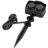 Orno OR-AE-13138 vrtna vtičnica s 2 priključka, kablom 1,5 m in zaščito IP44 | Shoptok.si