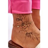 Kesi Fashionable footboard with cubic zirconia and golden palms | shoptok.hr