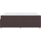  Okvir kreveta s madracem Tamno smeđa 140 x 200 cm tkanina | shoptok.hr