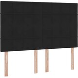  s madracem i skladištem Crna 140 x 200 cm Baršun | shoptok.hr