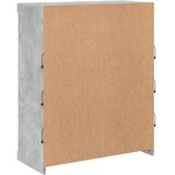  Komoda s LED svjetlima siva boja betona 81x37x100 cm | shoptok.hr