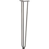  Ukosne noge za konzolne stoliće za konzolni stol 4 kom. Prirodni čelik 72 cm Puni čelik | shoptok.hr