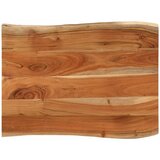 Stolna ploča 90x60x2,5 cm pravokutna bagremovo drvo živi rub | shoptok.hr