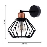  Zidno svetlo PORTO 1xE27/40W/230V | Eponuda.com