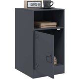 vidaXL Nočna omarica antracit 34,5x39x62 cm jeklo | Shoptok.si