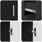  Kreveta FLORIN Crna 88,5 x 30,5 x 73 cm Konstruirano drvo | shoptok.hr