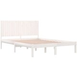  posteljni okvir bel iz trdne borovine 200x200 cm, (20685082) | Shoptok.si