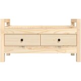  Klupa za hodnik 80x40x43 cm od masivne borovine | shoptok.hr