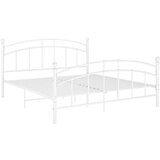 The Living Store Posteljni okvir bel kovinski 160x200 cm - Posteljni Okvir, (21523217) | Shoptok.si