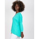 BASIC Feel Good Blouse-RV-BZ-7805.66P-turquoise | Shoptok.si