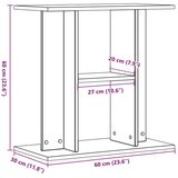 vidaXL Stalak za akvarij boja drva 60x30x60 cm od konstruiranog drva | shoptok.hr