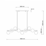  talia 25 luster 7*G9 crna/bakar | ePonuda.com