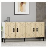 Hanah home komoda cross KB150 white sapphire oak Cene