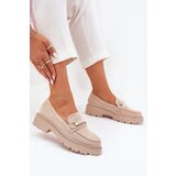 Boto Women's Moccasins Decorated with Rhinestones Beige Patina | shoptok.hr