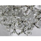  LED kristalno plafonsko svetlo SAMOA LED/30W/230V prečnika 40 cm sjajni hrom + daljinski upravljač | Eponuda.com