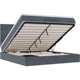 vidaXL Okvir kreveta s madracima tamnosivi 160x200cm baršunasti | shoptok.hr