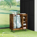 Golf ormar s kotačem Jednobojno Dimljeni hrast 90 x 45 x 98 cm | shoptok.hr