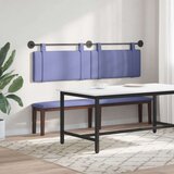  Držeće uzglavlje Zidne Traper plava 190 x 55 x 5 cm tkanina - Trapere plave boje 180 cm bez LED svjetla | shoptok.hr