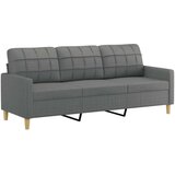 vidaXL Trosjed s ukrasnim jastucima tamnosivi 180 cm od tkanine | shoptok.hr