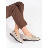 GOODIN Openwork shoes beige | shoptok.hr