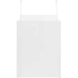  Papirnate vrećice 250 kom s ručkama bijele 32x22x28 cm | Shoptok.si
