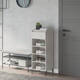  Stalak za cipele boja betona 40x36x105 cm konstruirano drvo | shoptok.hr