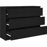  Komoda crni hrast 100x35x76 cm konstruirano drvo | shoptok.hr